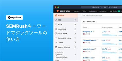 semrush 使い方|semrush 見方.